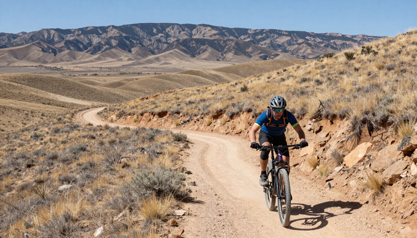 The 18 Road trails in Fruita, the North Fruita Desert flow trails below the Book Cliffs
