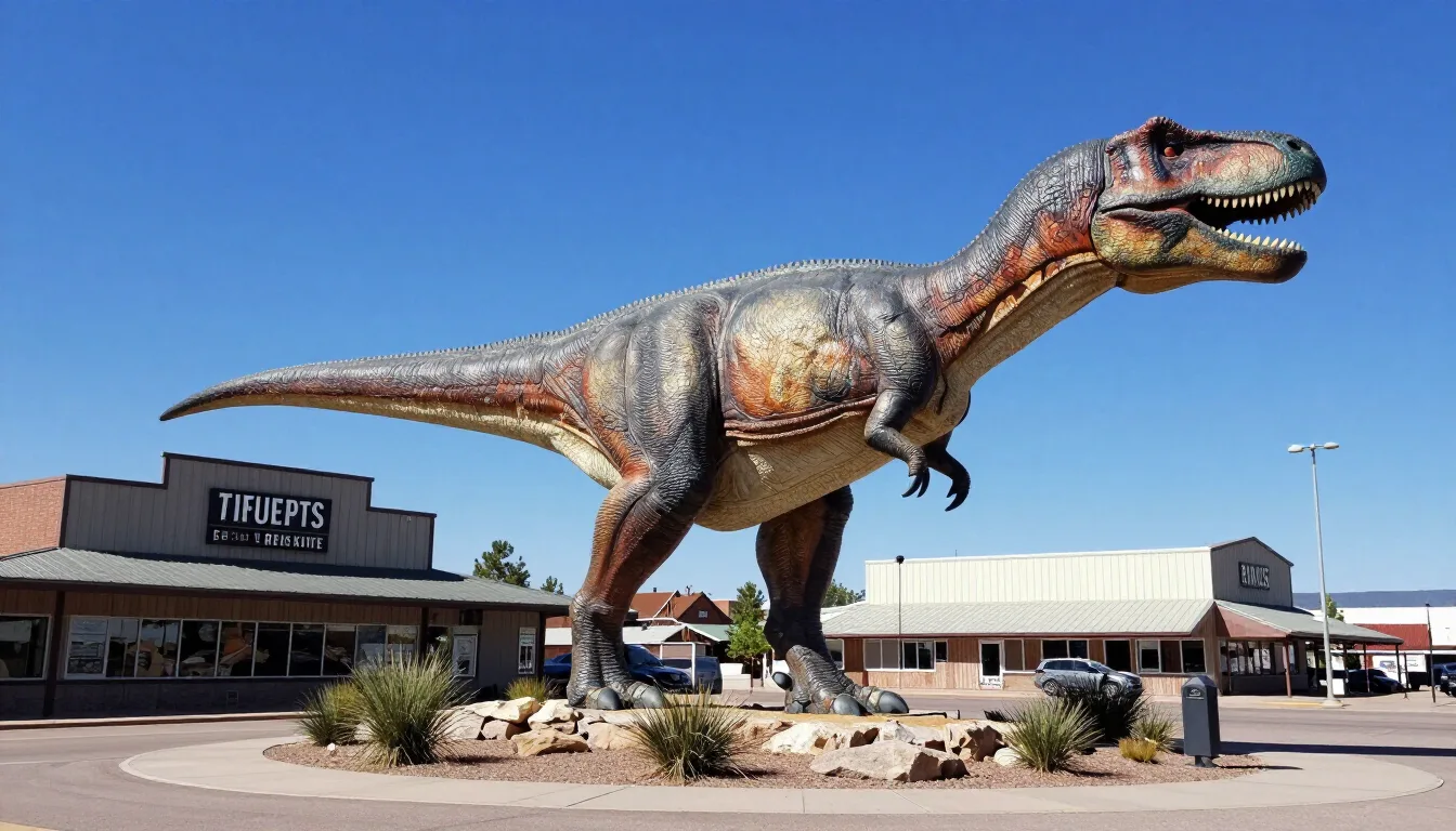 The Fruita dinosaur museum, Dinosaur Journey, with fossils and robotic dinosaurs