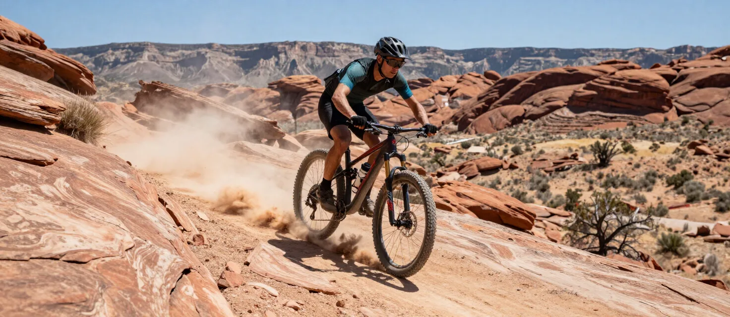 Fruita mountain biking on desert singletrack in the Grand Valley